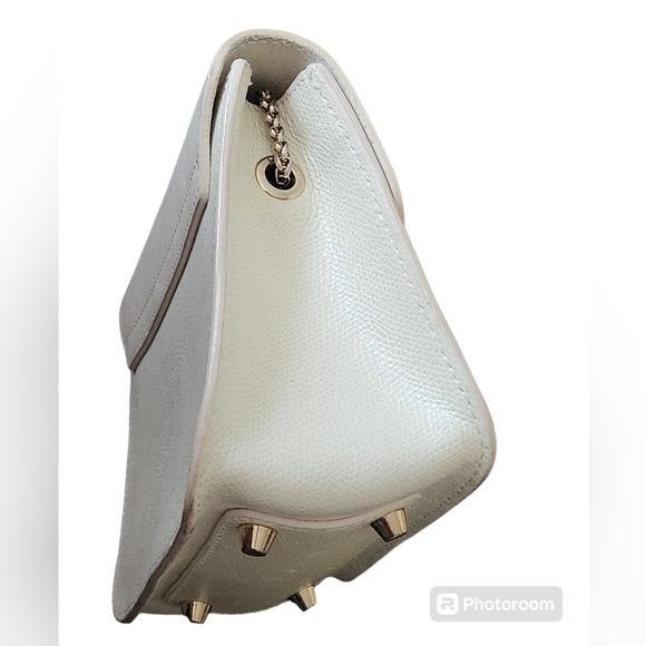 Furla Metropolis Beige Leather Crossbody Bag - Picture 9 of 16